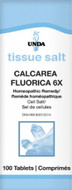 Unda Scheussler Tissue Salt Calcarea Fluorica 6X - 100 Tablets